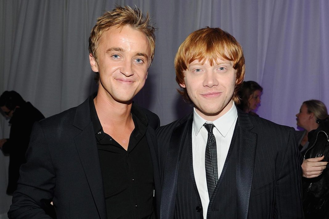 Tom Felton, Rupert Grint, Draco Malfoy, Ron Weasley