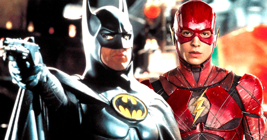 Batman, Michael Keaton, The Flash, Ezra Miller