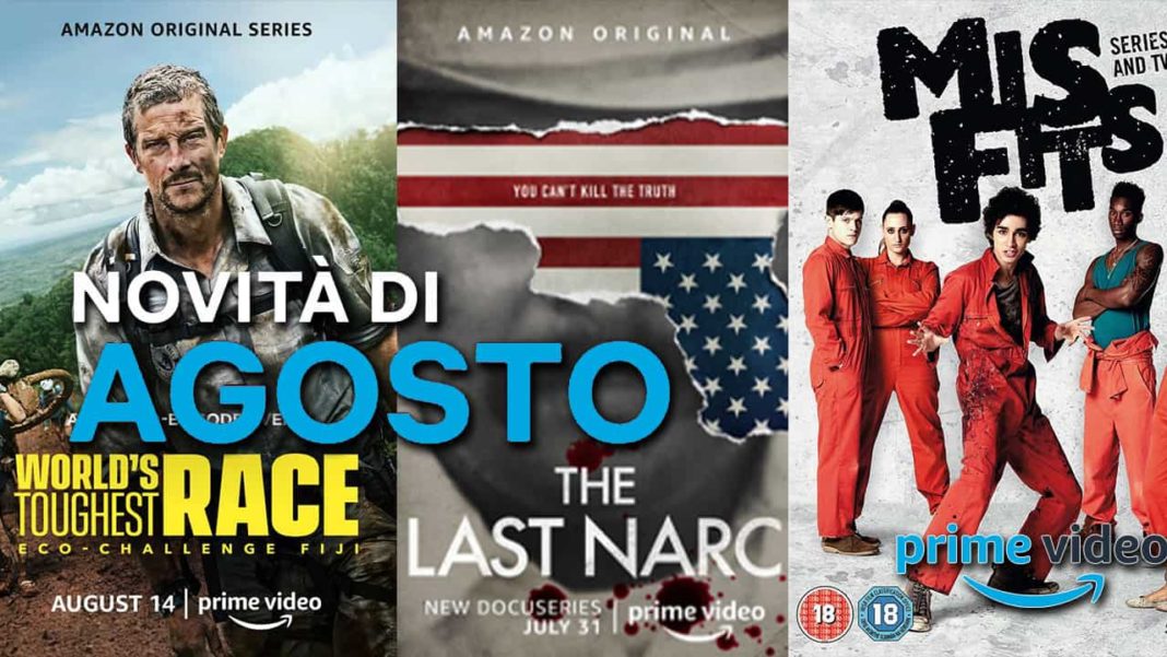 Uscite Amazon Prime Video Agosto